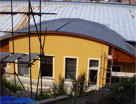 Stavby hydrotechnické vodní elektrárny